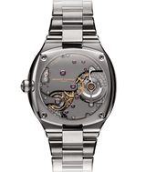 back movement sapphire caseback view of sport auto lf270.01 sport auto movement by laurent ferrier geneva. photographer cyril biselx