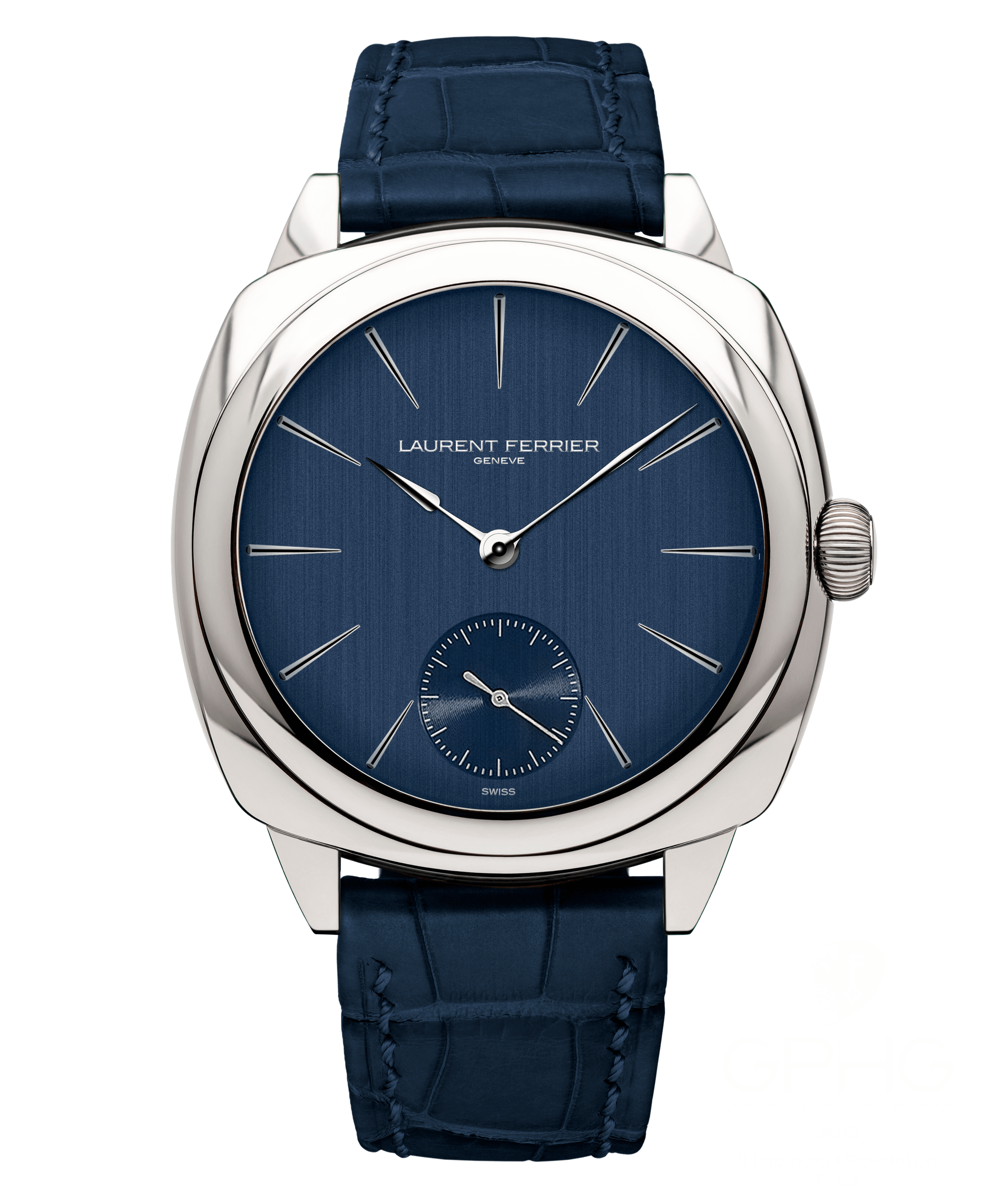 Square Micro Rotor Blue Dial Laurent Ferrier