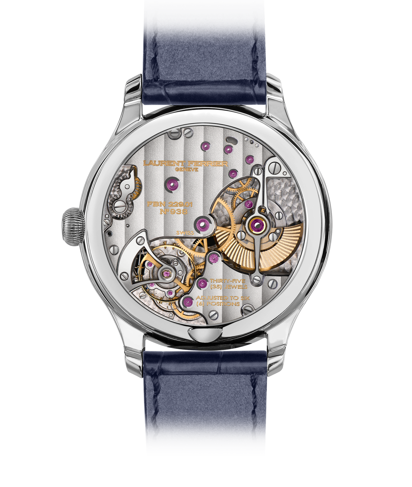 LUMiRiSE / ≠encore. Classic Micro-rotor – Ice Blue Dial | Laurent Ferrier