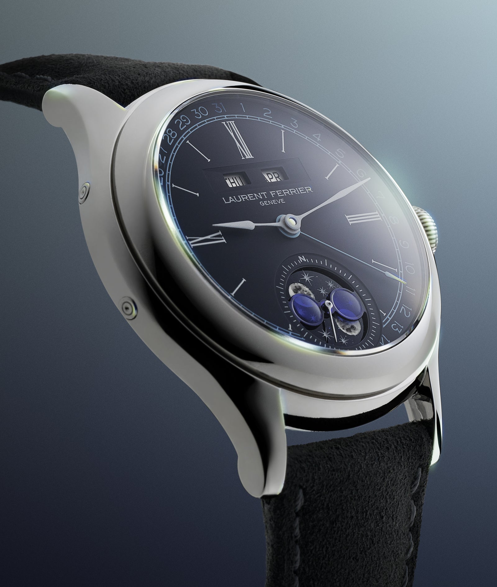 Classic Moon – Blue Dial | Laurent Ferrier