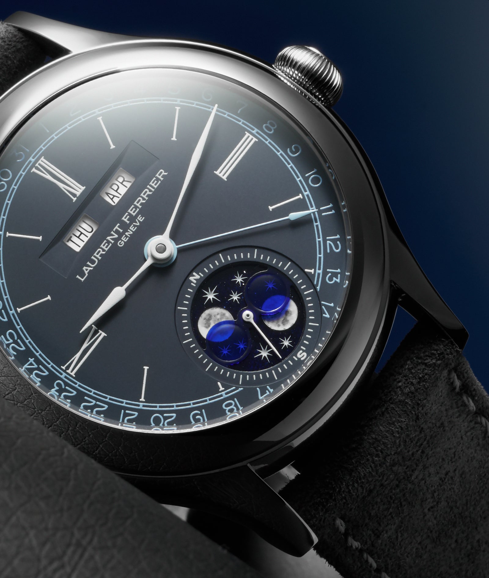 Classic Moon – Blue Dial | Laurent Ferrier