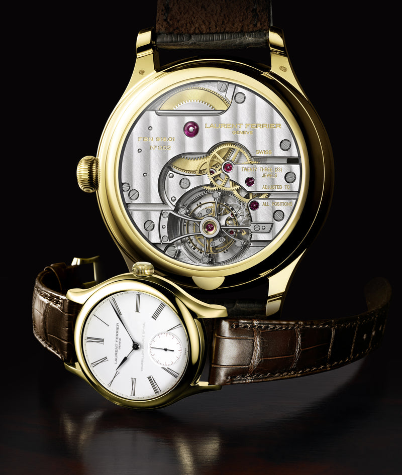 Lifestyle picture of the Classic Tourbillon double balance spring with the LF619.01 calibre