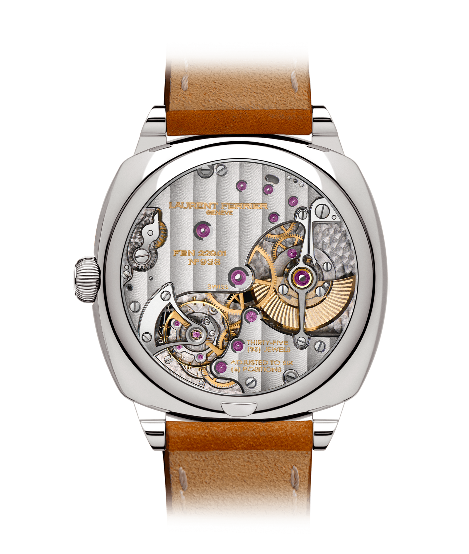 Square Micro-Rotor – Ice-Blue Dial | Laurent Ferrier