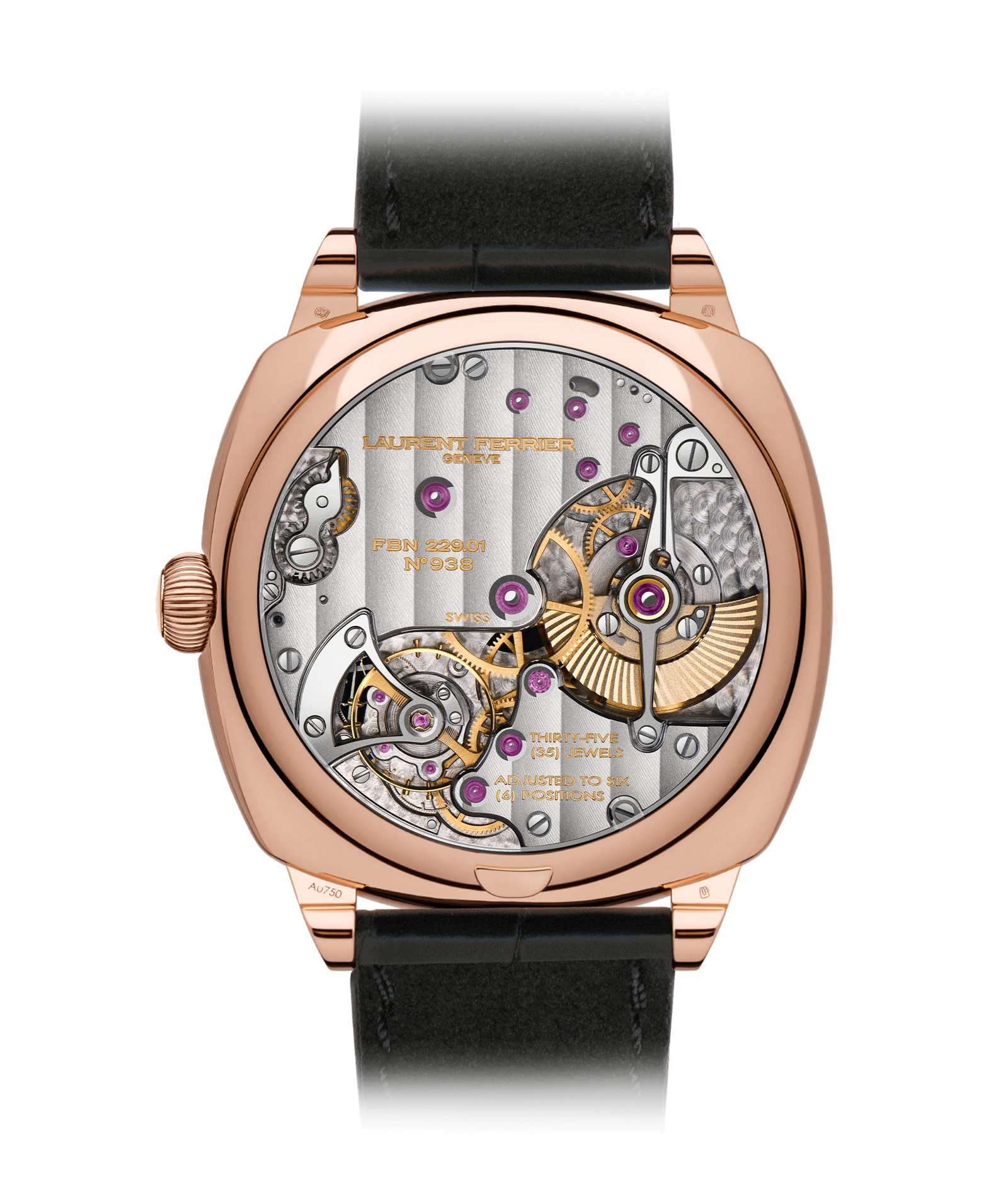 Square Micro-Rotor – Retro Black | Laurent Ferrier