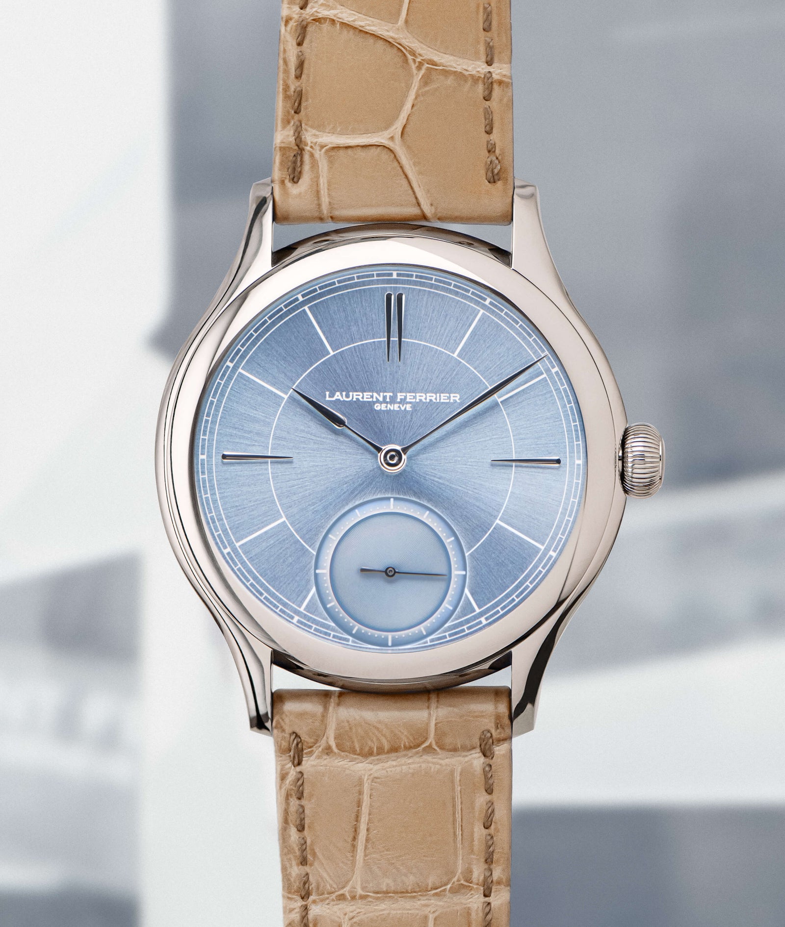 Classic Micro rotor Ice Blue Dial Laurent Ferrier