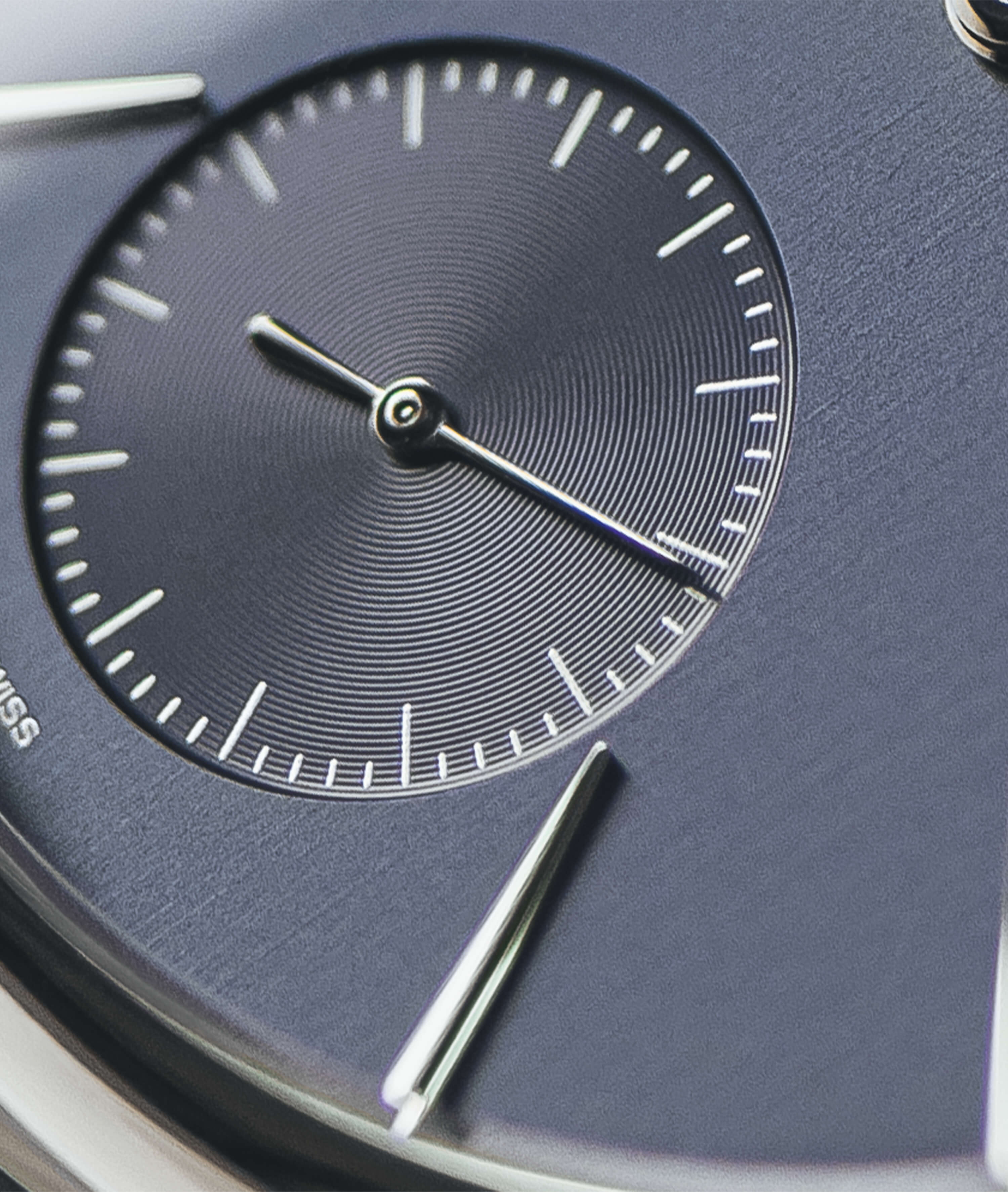Square Micro-Rotor dial detail