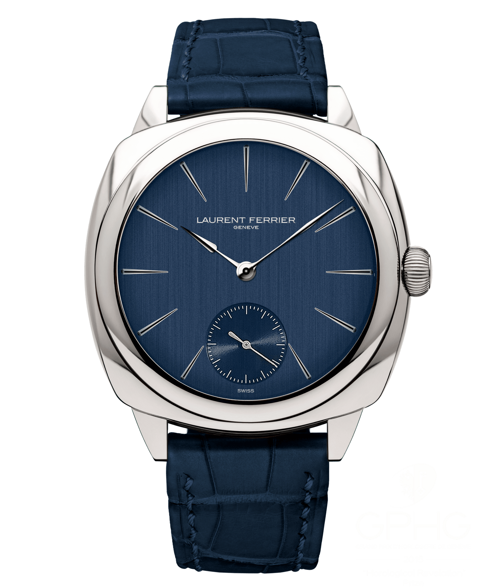 Square Micro-Rotor – Blue Dial | Laurent Ferrier